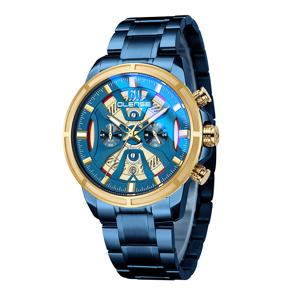 Blue wrist online watch